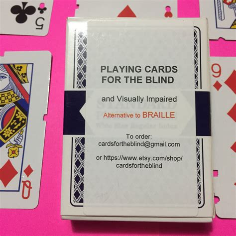 Bridge Playing Cards For Visually Impaired Bridge Playing Cards For Visually Impaired