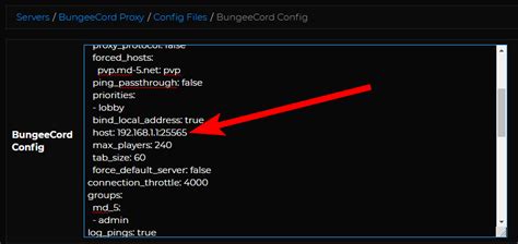 Bungee Cord Config File