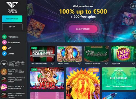 Buran casino official website