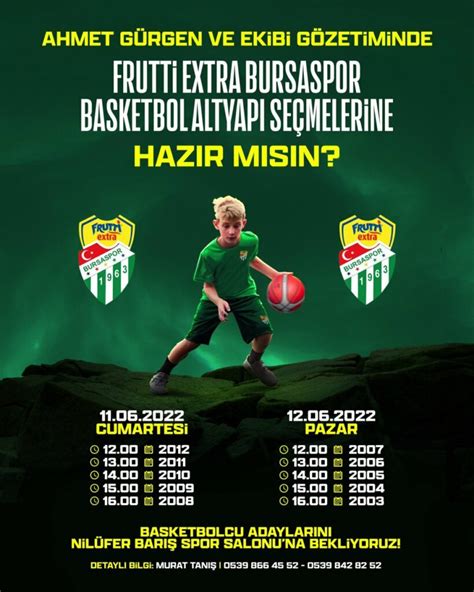 Bursaspor futbol seçmeleri