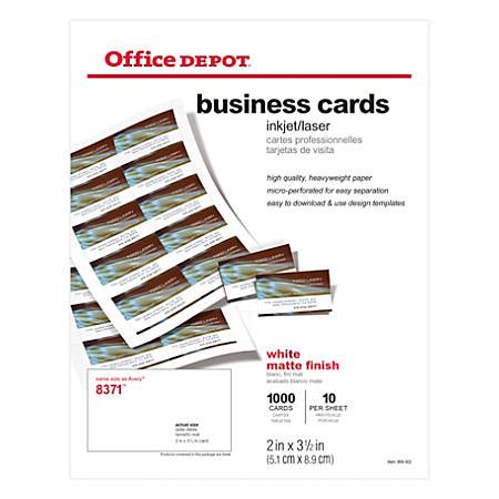 Business Cards From Office Depot