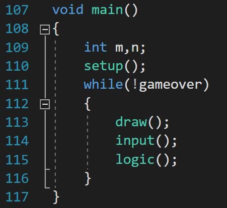 C Language Game Code
