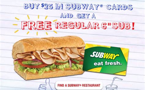 Can You Order Subway Online With A Gift Card