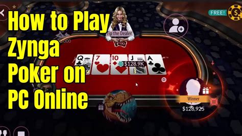 Can You Play Zynga Poker On Pc
