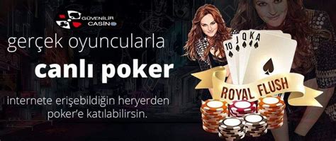 Canlı oyunçularla onlayn poker