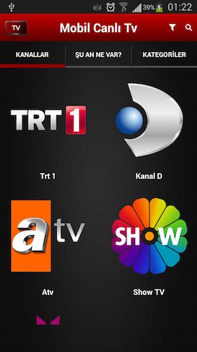 Canlı tv tüm kanallar indir