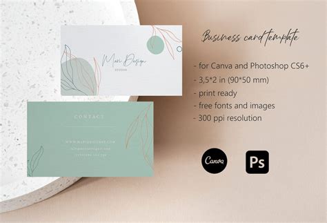 Canva Business Card Template