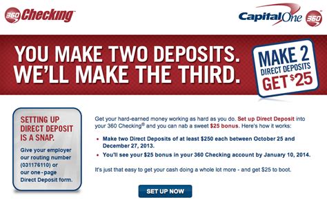 Capital One 360 Deposit Cash Near Me