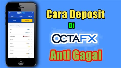 Cara Deposit Octafx