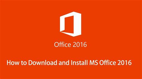 Cara download dan install microsoft office 2016