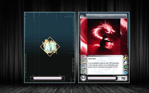 Card Game Photoshop Template
