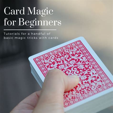 Card Trick Books Beginners