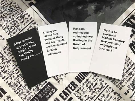 Cards Against Humanity Harry Potter Edition