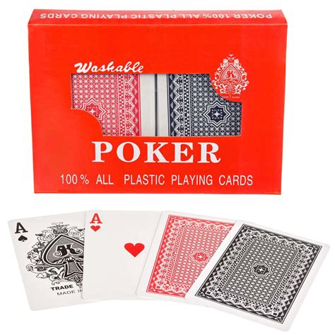 Cartas Poker Plastic Coated Playing Cards