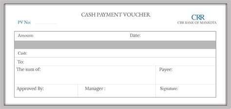 Cash Deposit Voucher