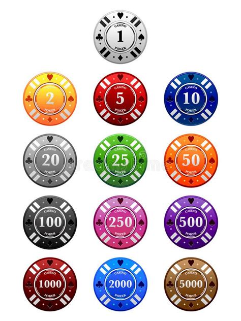 Casino Chips Denominations By Color