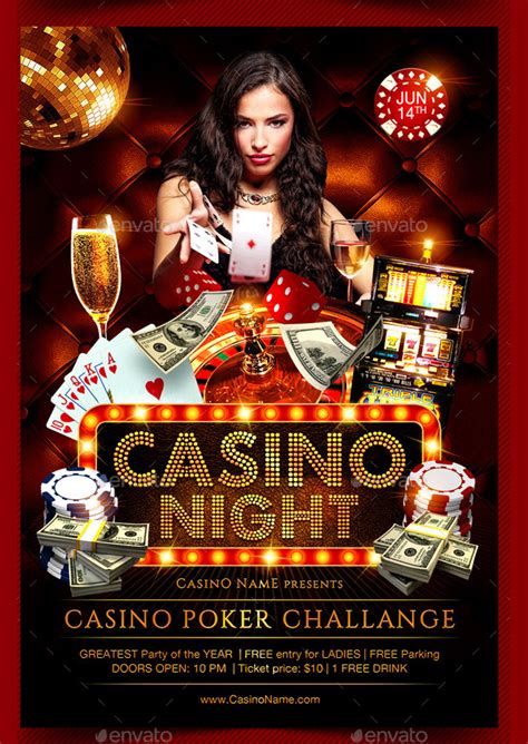 Casino Graphic Design Flyers
