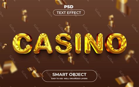 Casino Text Photoshop