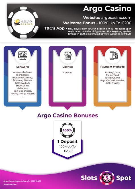 Casino argo depozit bonusu