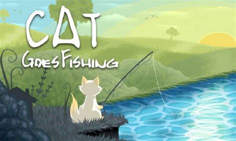 Cat goes to fishing