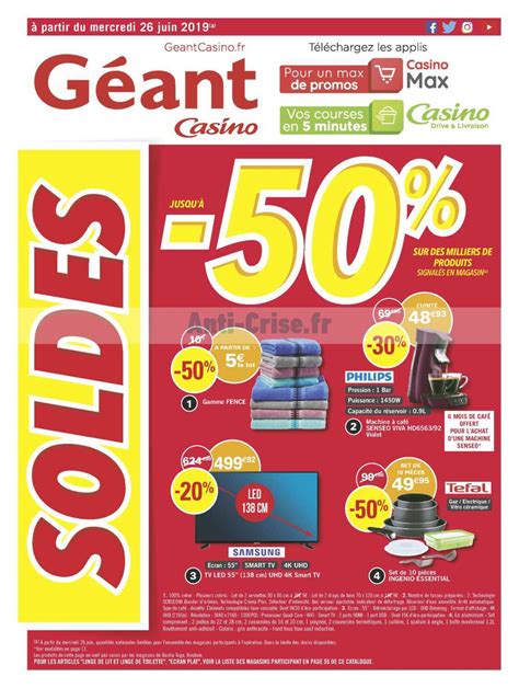 Catalogue Soldes Géant Casino