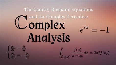 Cauchy riemann شرح وامثلة pdf