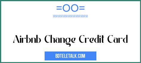 Change Credit Card Airbnb