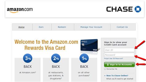 Chase Online Credit Card Amazon