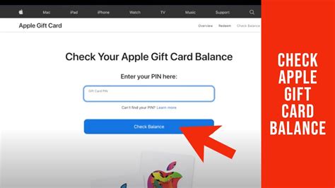 Check Apple Gift Card Balance Australia