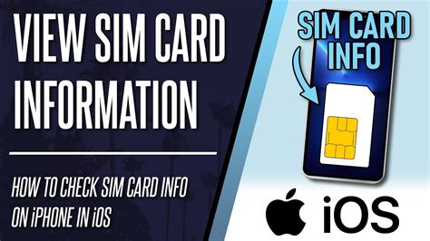 Check Sim Card Info