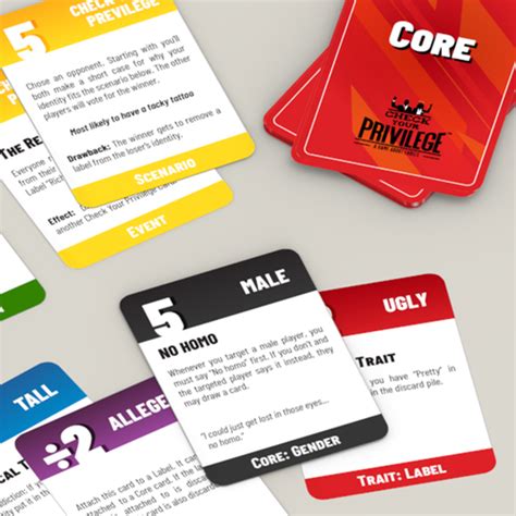 Check Your Privilege Card Game