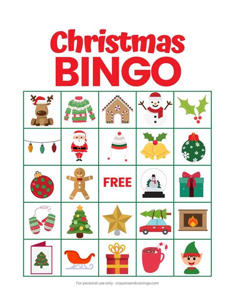 Christmas Bingo Game