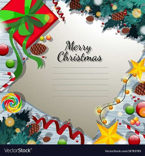 Christmas Card Layout Template
