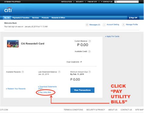 Citi Card Pay Online Bill