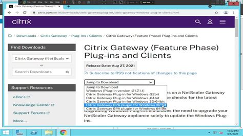 Citrix gateway endpoint analysis download