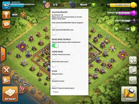 Clash of clans bot ios