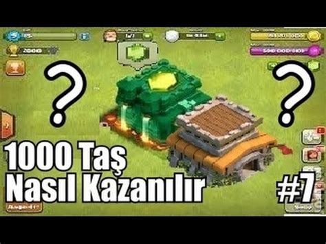 Clash of clans taş kazanma