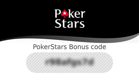Code Bonus Dépt Pokerstars