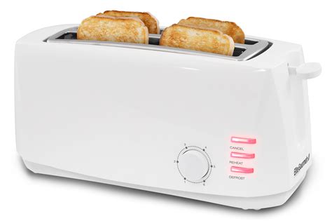 Compact 4 Slice Long Toaster