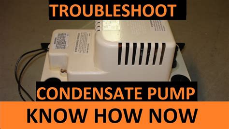 Condensate Pump Problems