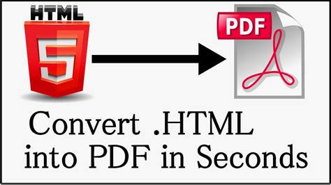 Convert html to pdf برنامج