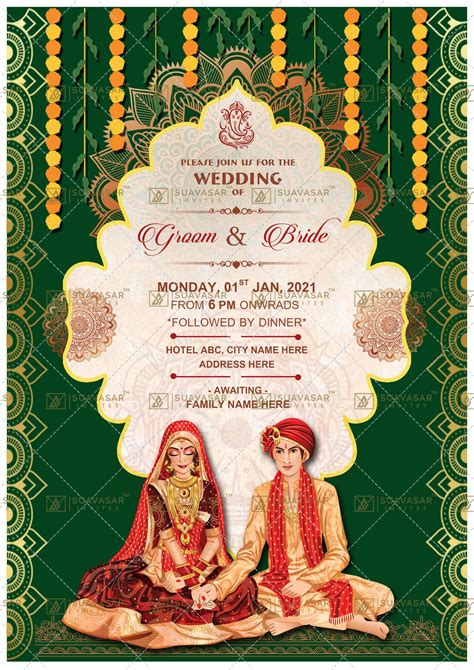 Create Indian Wedding Invitation Card Online Free For Whatsapp