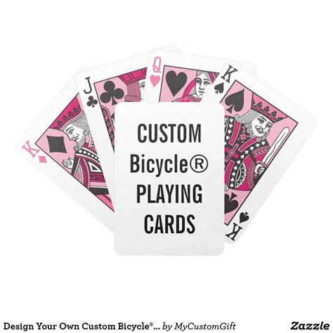 Create Your Own Bicycle Playing Cards