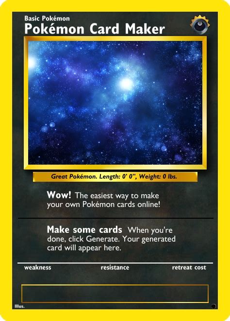 Creator Pokemon Card Maker