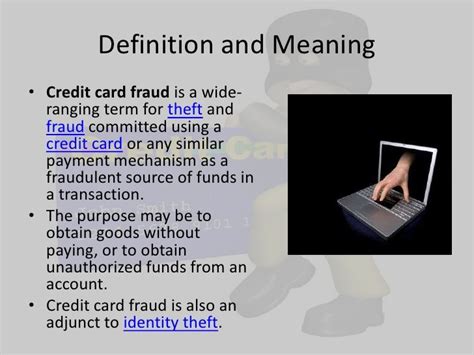 Credit Card Theft Definition