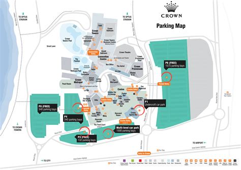 Crown Casino Car Park Map