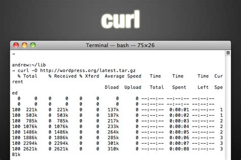 Curl download