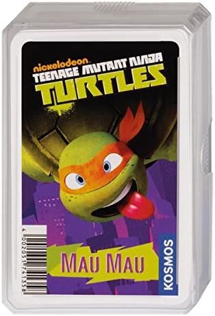 Dörd kart oyunu ilə döyüşən Teenage Mutant Ninja Turtles