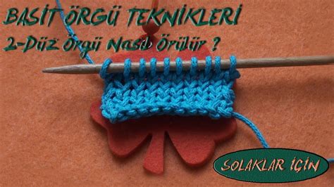 Düz hırka nasıl örülür