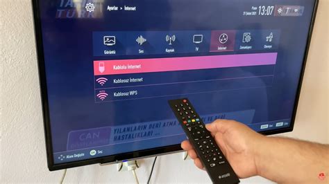 D smart tv den internete bağlanma